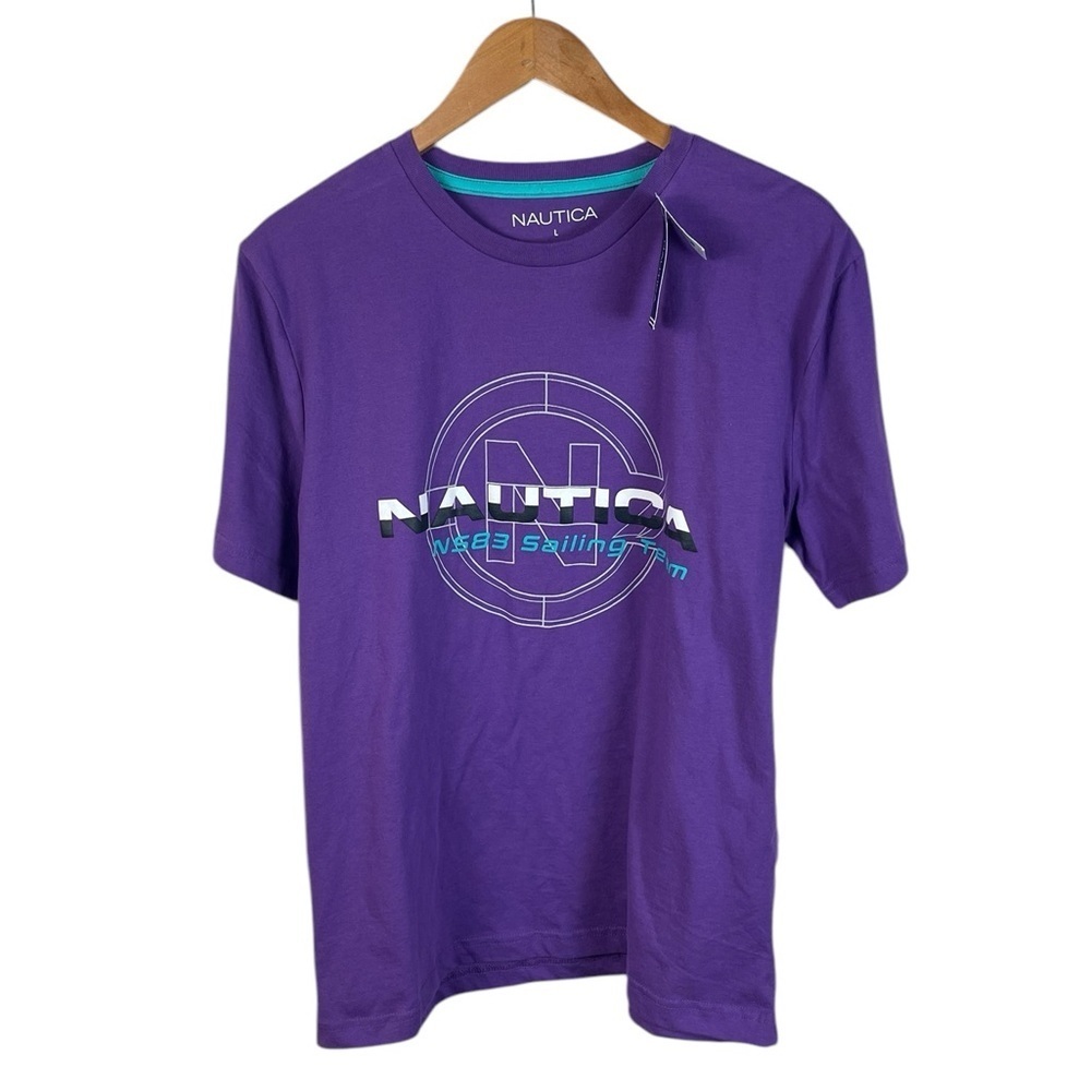 TS1087 NWT Mens Nautica Sailing Team Sustainably crafted T Shirt L